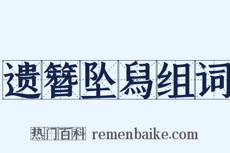 遗簪坠舄组词是什么意思的图片